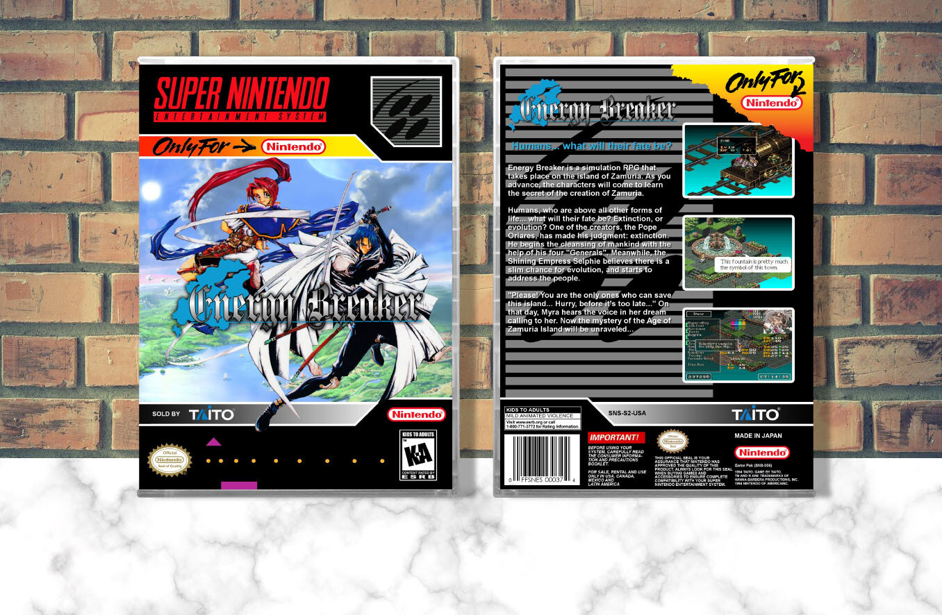 Energy Breaker, Case Color: CLEAR (Transparent)