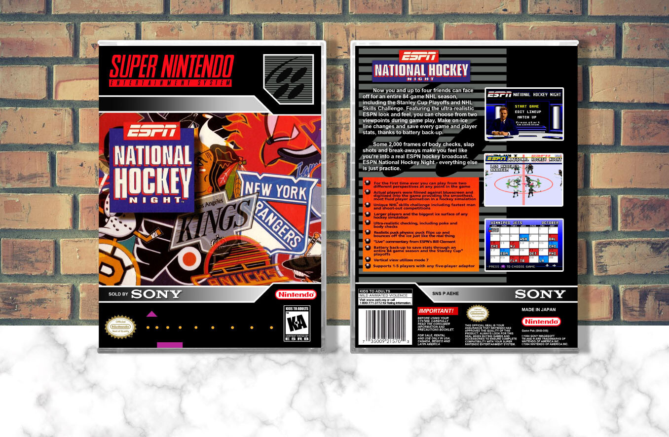ESPN National Hockey Night, Case Color: CLEAR (Transparent)