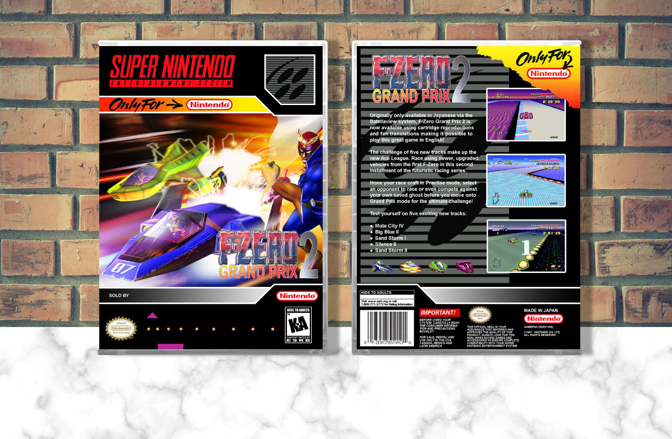 F-Zero 2 BS, Case Color: CLEAR (Transparent)