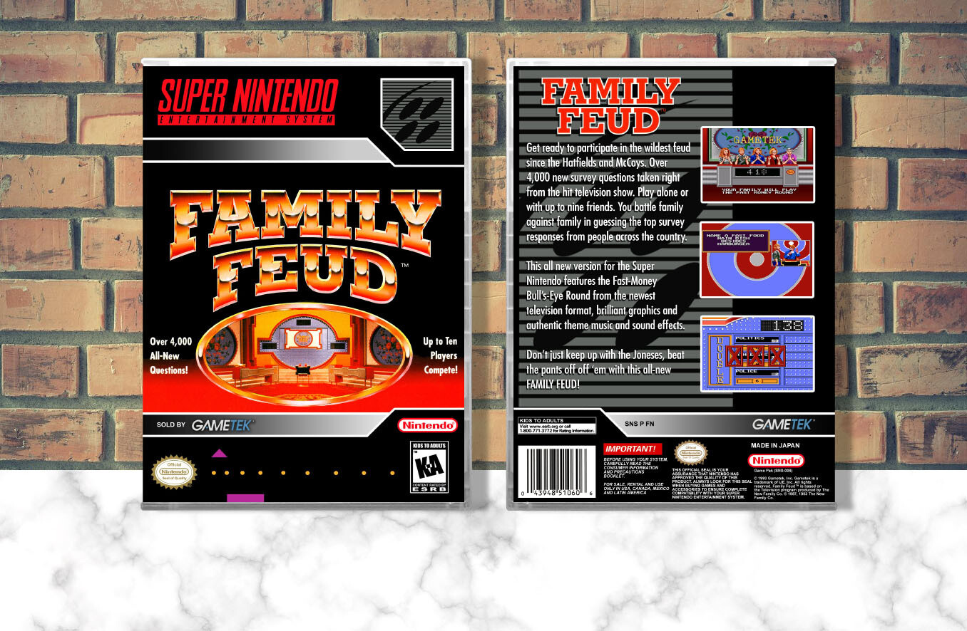 Family Feud, Case Color: CLEAR (Transparent)