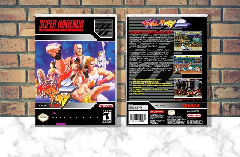 Fatal Fury 2, Case Color: CLEAR (Transparent)