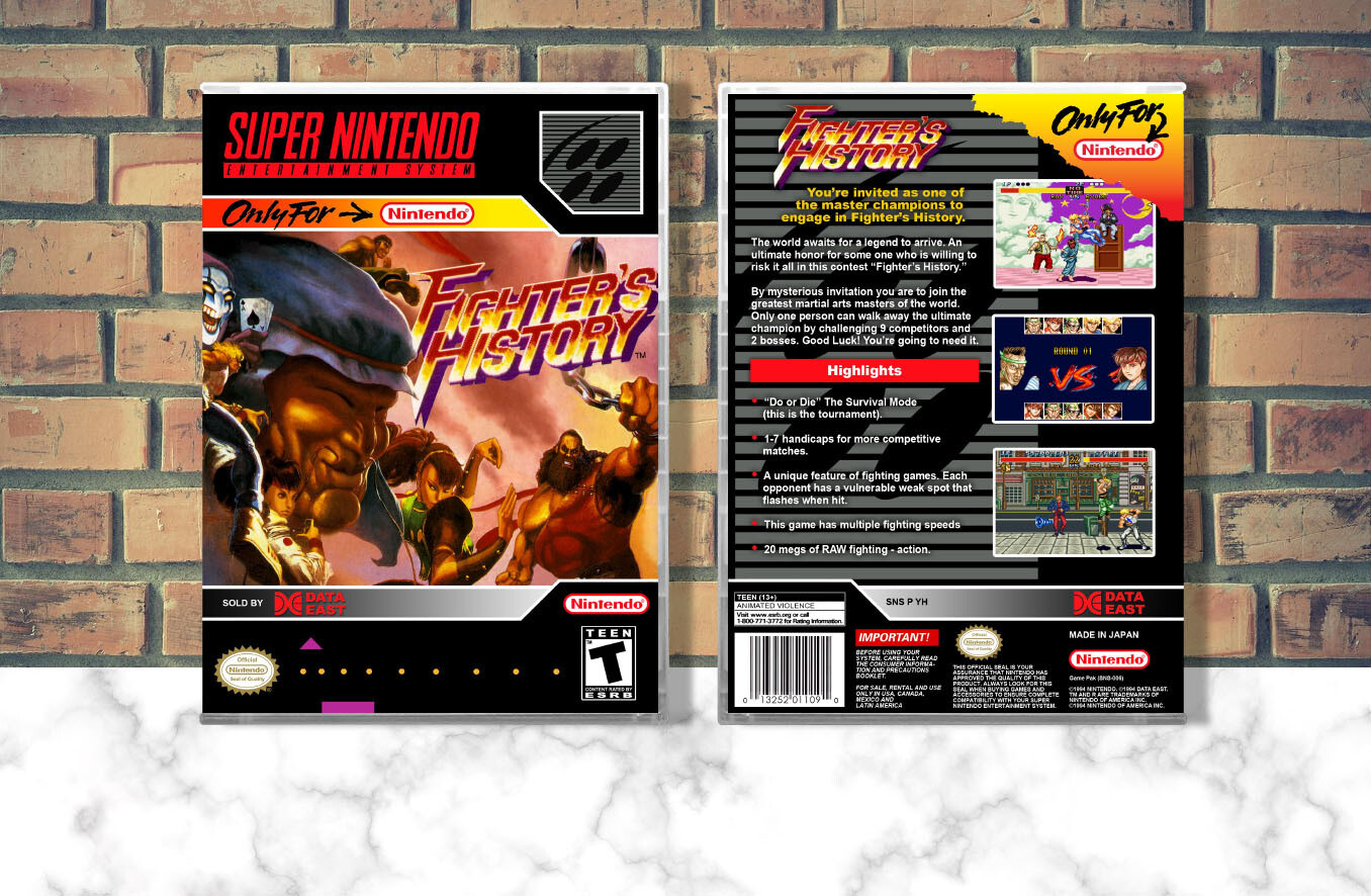 Fighter&#39;s History, Case Color: CLEAR (Transparent)