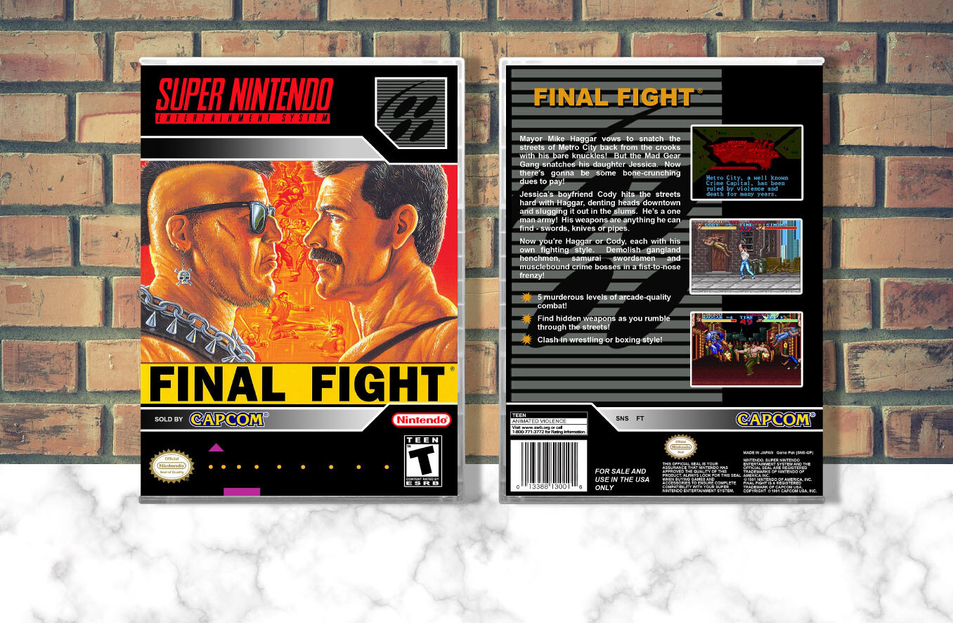 Final Fight, Case Color: CLEAR (Transparent)