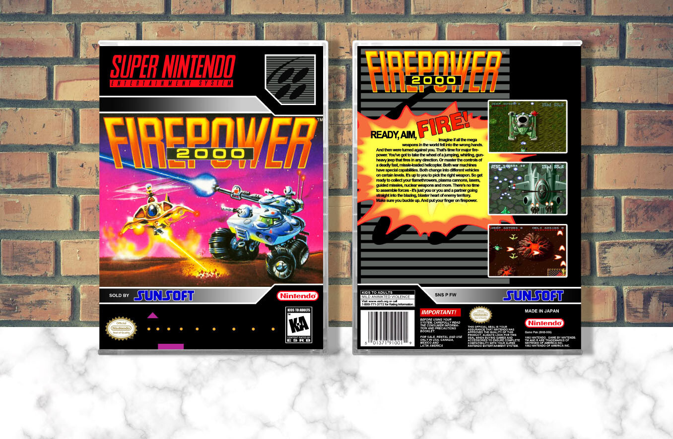 Firepower 2000, Case Color: CLEAR (Transparent)