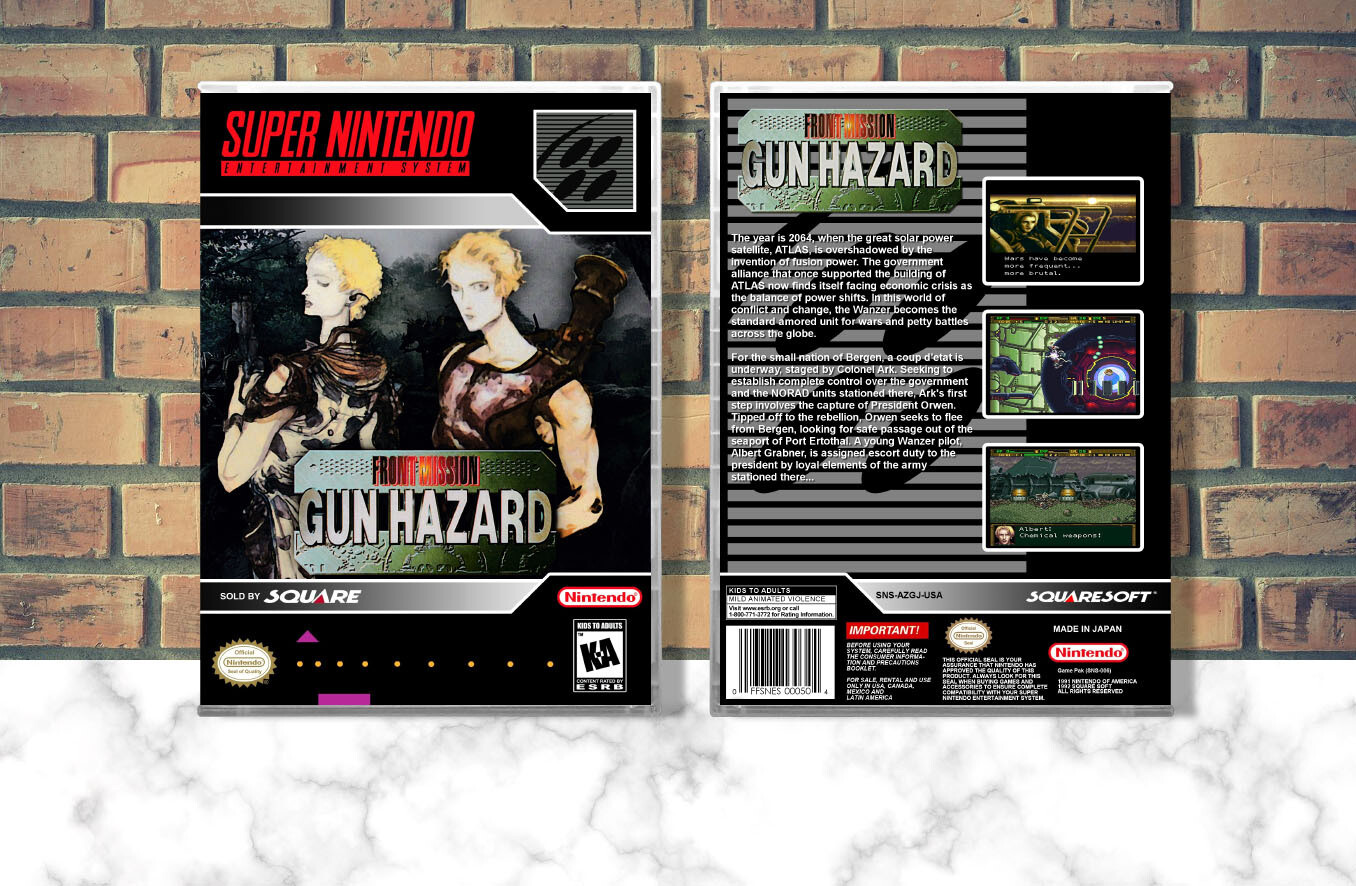 Front Mission: Gun Hazard, Case Color: CLEAR (Transparent)