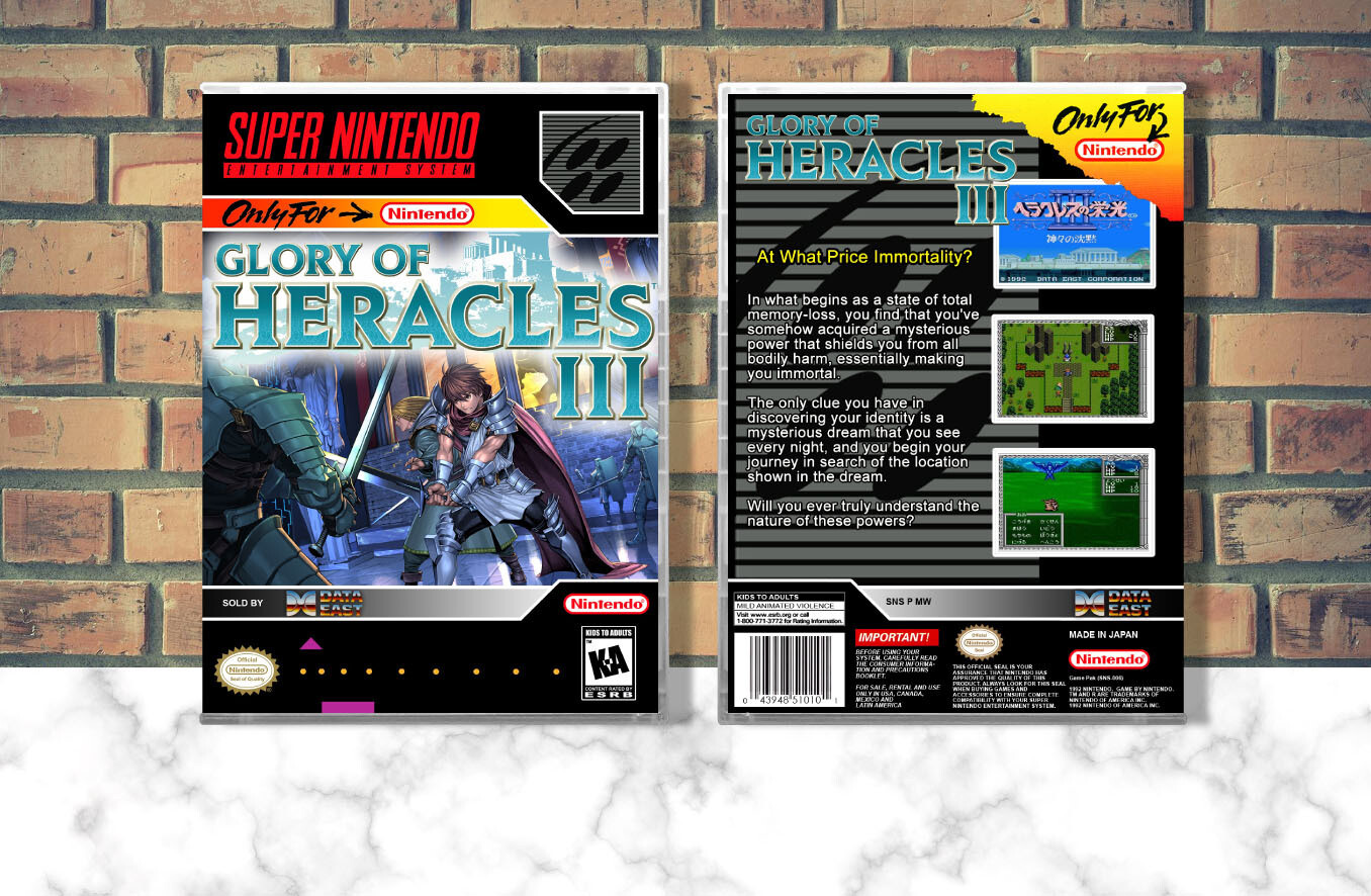 Glory of Heracles III, Case Color: CLEAR (Transparent)