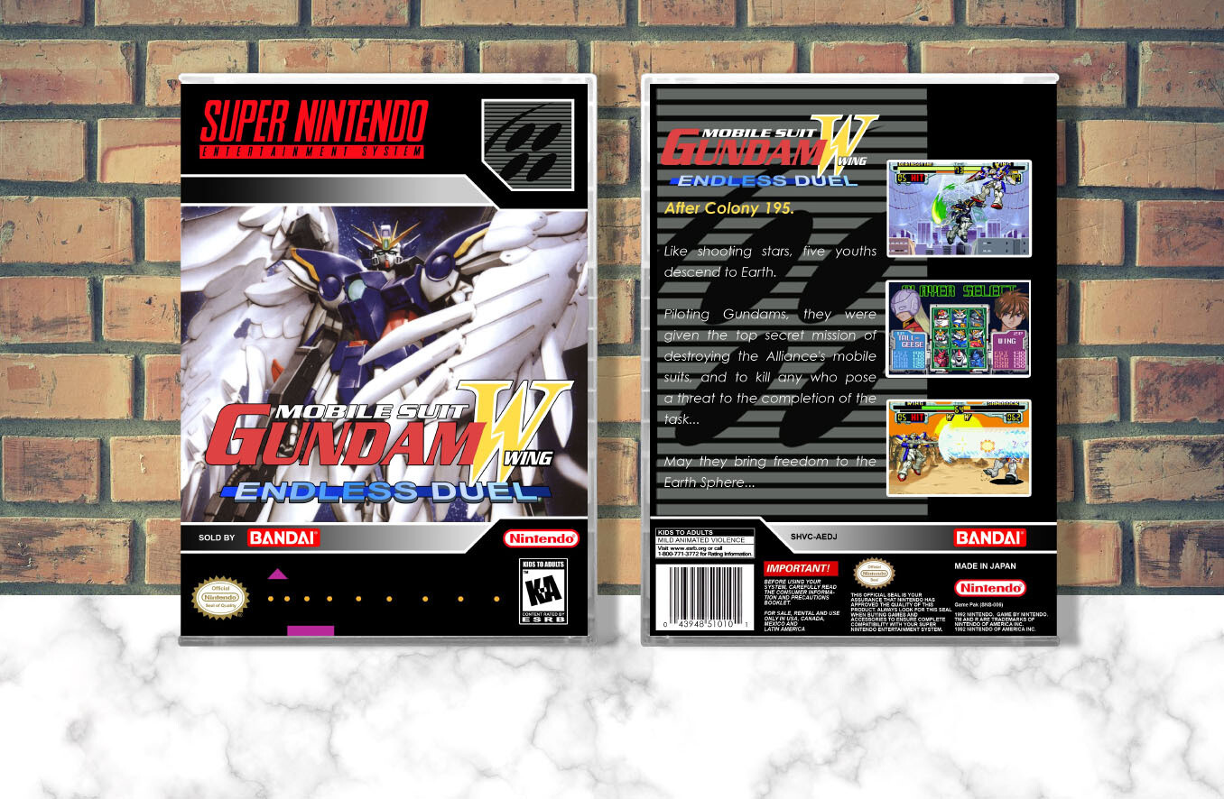 Gundam Wing – Endless Duel, Case Color: CLEAR (Transparent)