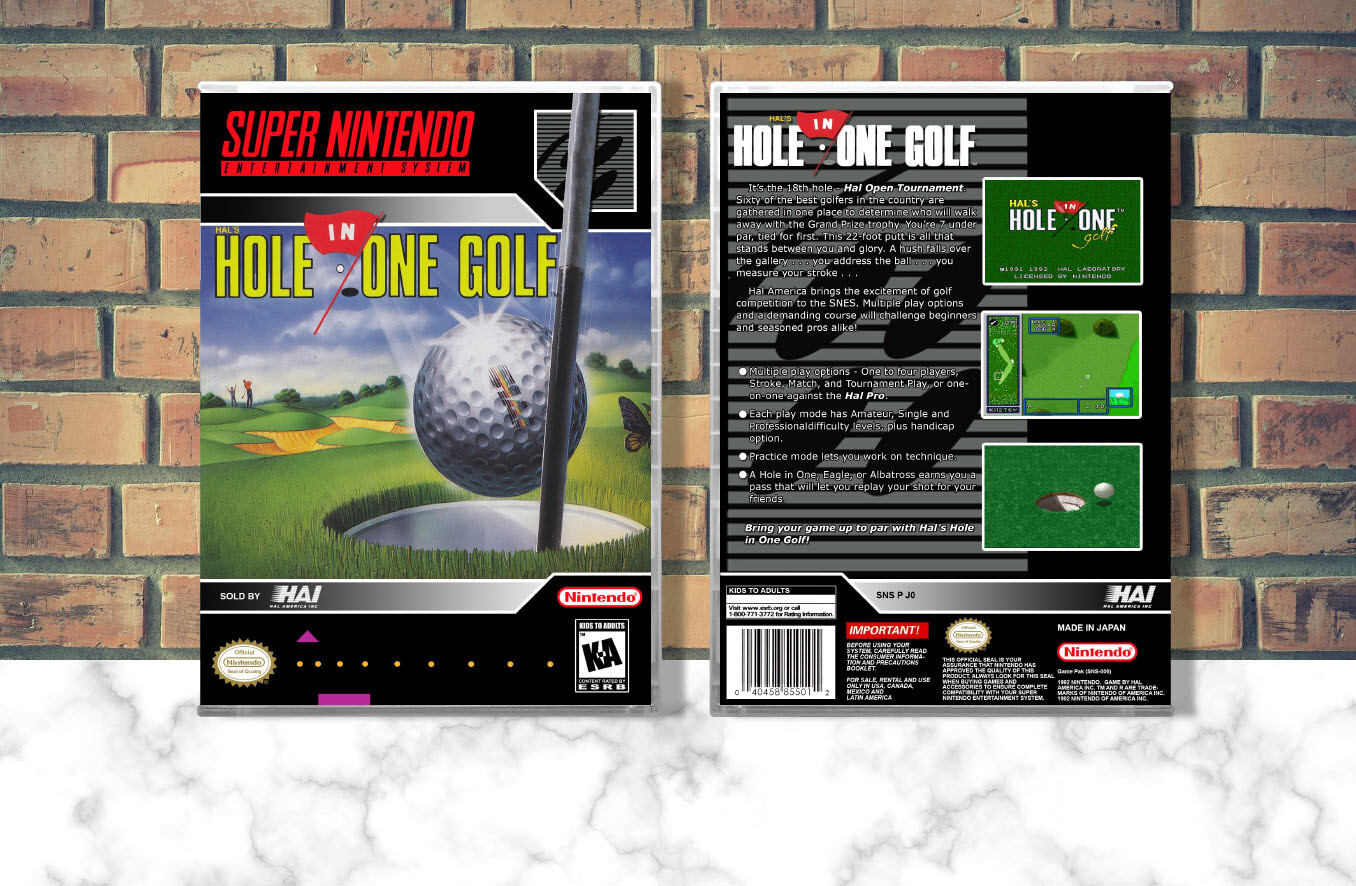 HAL&#39;s Hole in One Golf, Case Color: CLEAR (Transparent)