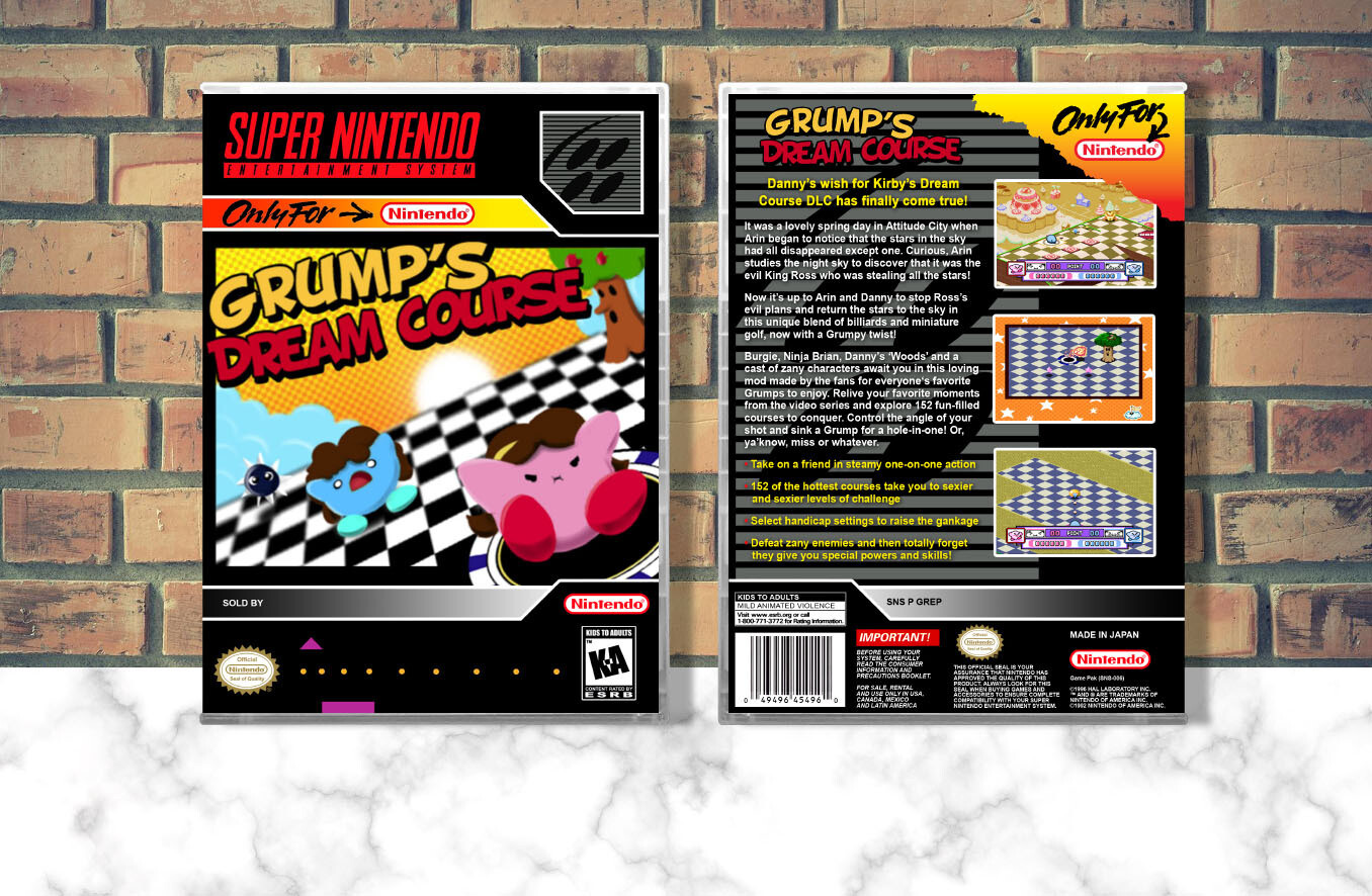 Grump&#39;s Dream Course, Case Color: CLEAR (Transparent)