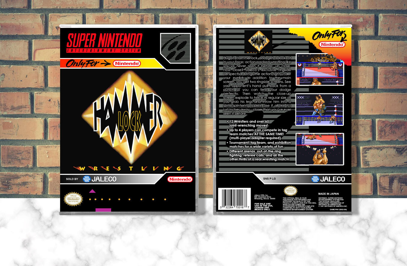 HammerLock Wrestling, Case Color: CLEAR (Transparent)