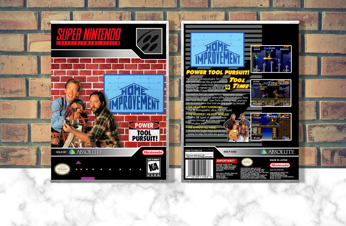 Home Improvement, Case Color: CLEAR (Transparent)