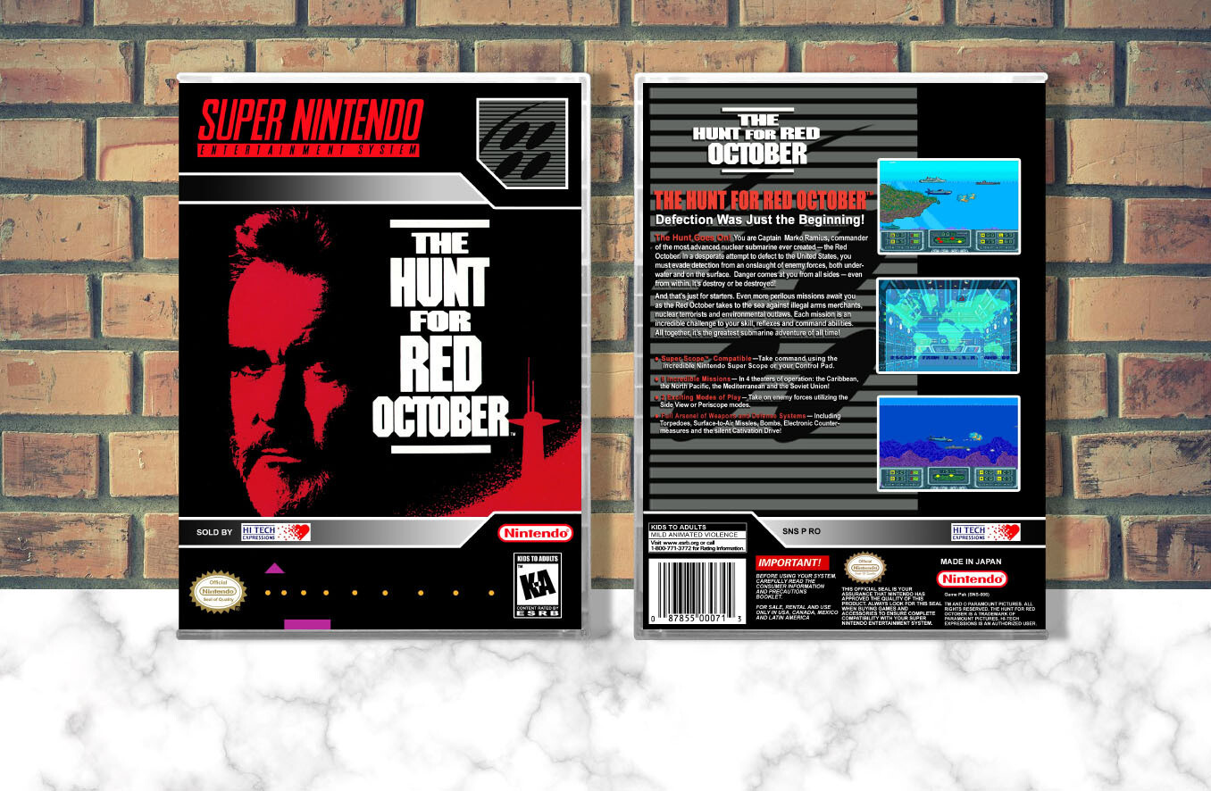 Hunt for Red October. The, Case Color: CLEAR (Transparent)