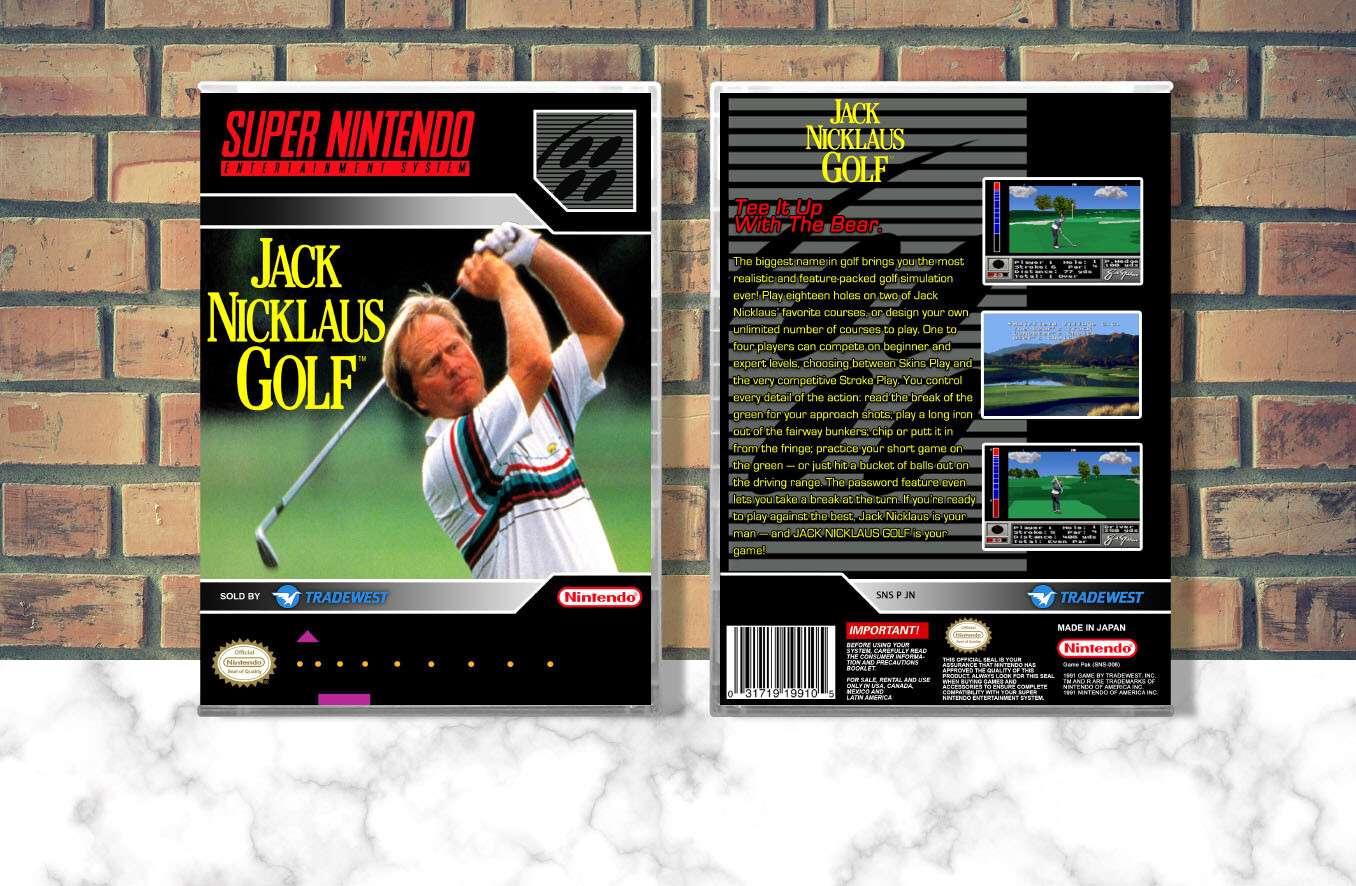 Jack Nicklaus Golf, Case Color: CLEAR (Transparent)