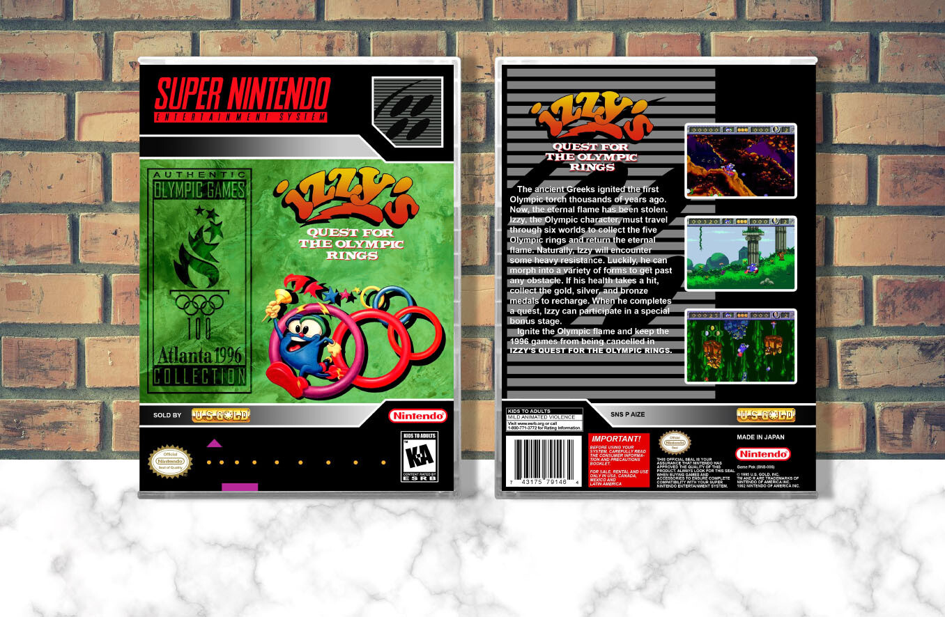 Izzy&#39;s Quest for the Olympic Rings, Case Color: CLEAR (Transparent)