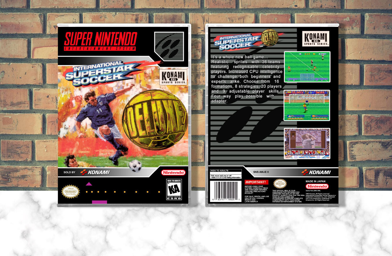 International Superstar Soccer Deluxe, Case Color: CLEAR (Transparent)