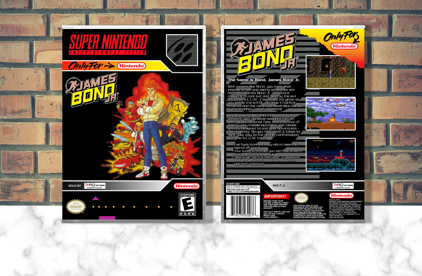 James Bond Jr., Case Color: CLEAR (Transparent)