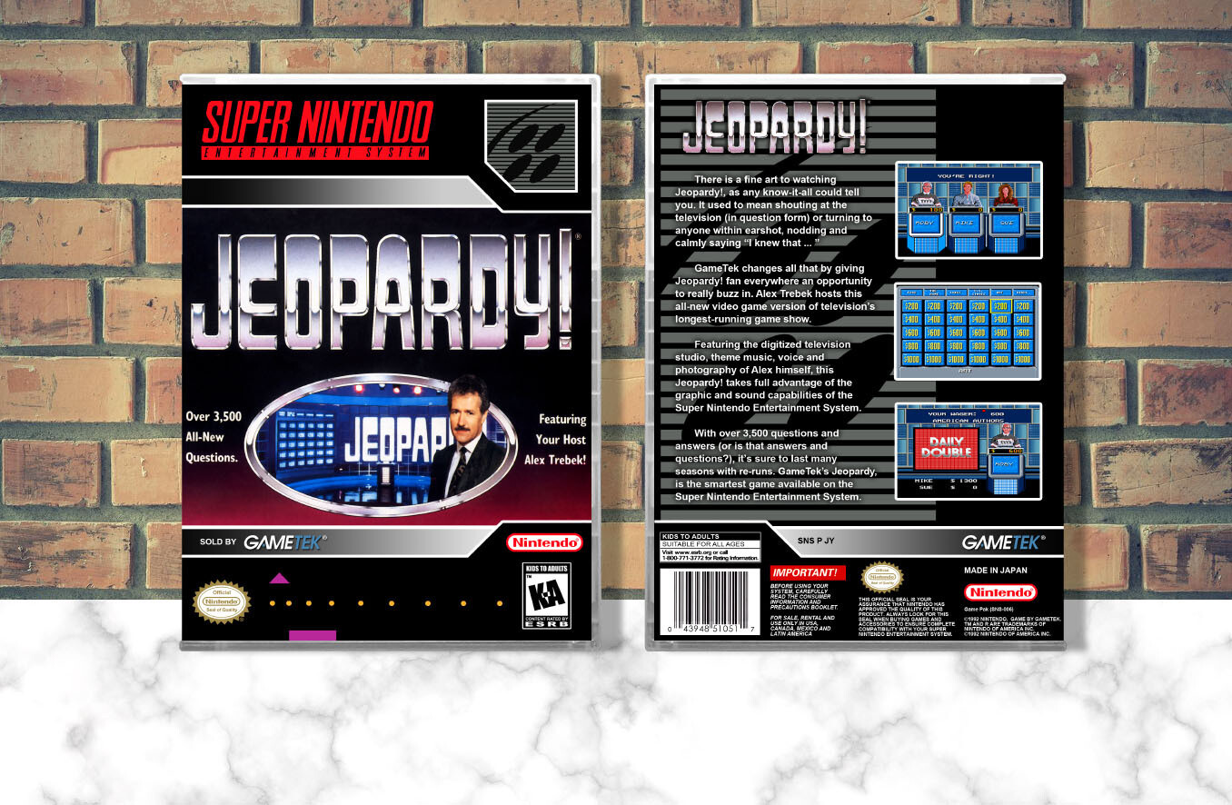 Jeopardy!, Case Color: CLEAR (Transparent)