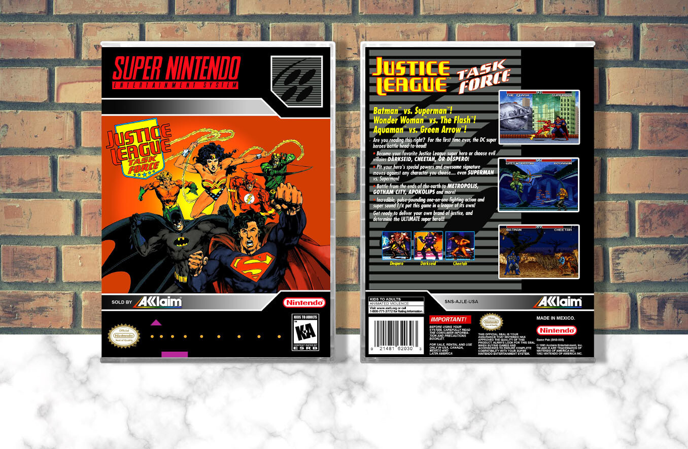 Justice League Task Force, Case Color: CLEAR (Transparent)