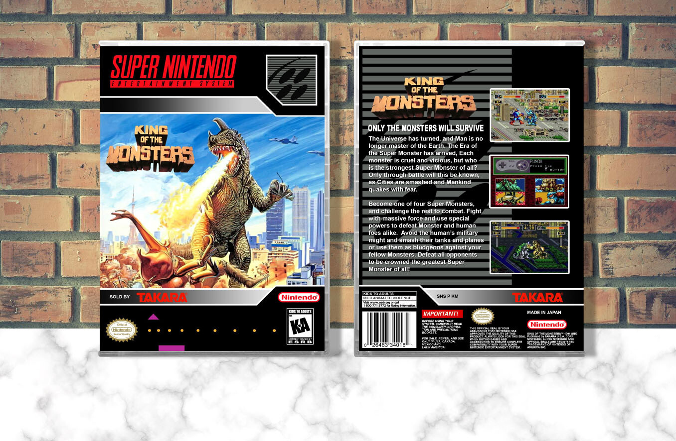 King of the Monsters, Case Color: CLEAR (Transparent)