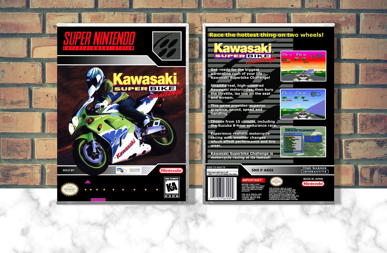 Kawasaki Superbike Challenge, Case Color: CLEAR (Transparent)