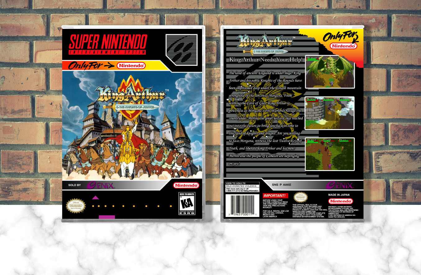 King Arthur &amp; the Knights of Justice, Case Color: CLEAR (Transparent)