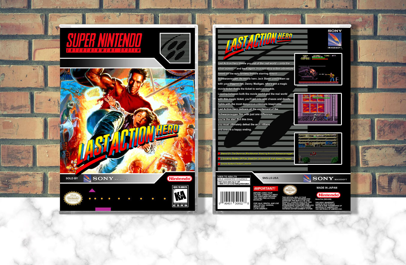 Last Action Hero, Case Color: CLEAR (Transparent)