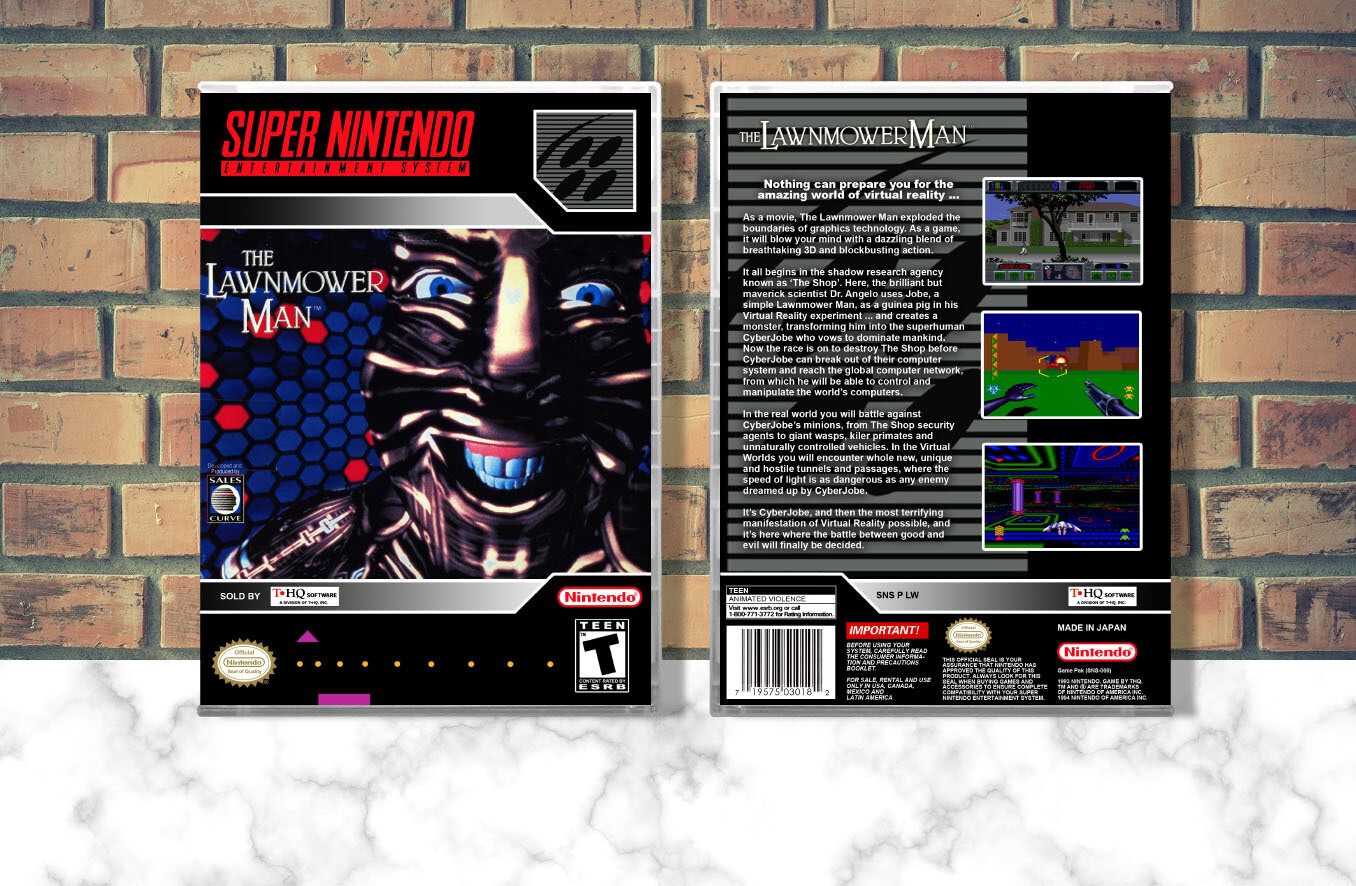 Lawnmower Man, The, Case Color: CLEAR (Transparent)