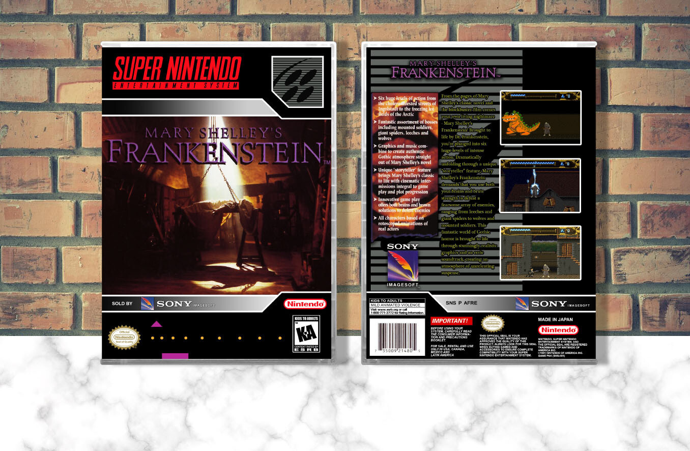 Mary Shelley&#39;s Frankenstein, Case Color: CLEAR (Transparent)