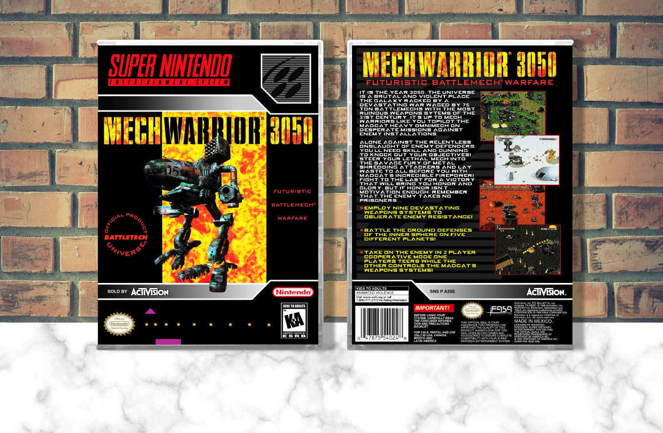 MechWarrior 3050, Case Color: CLEAR (Transparent)