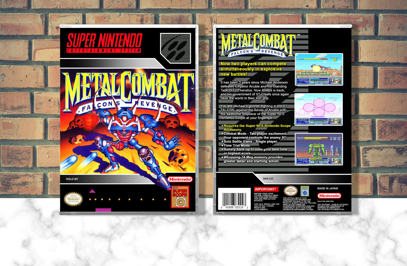 Metal Combat: Falcon&#39;s Revenge, Case Color: CLEAR (Transparent)