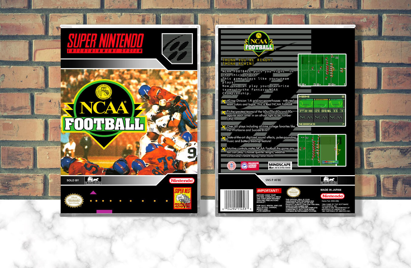 NCAA Football, Case Color: CLEAR (Transparent)