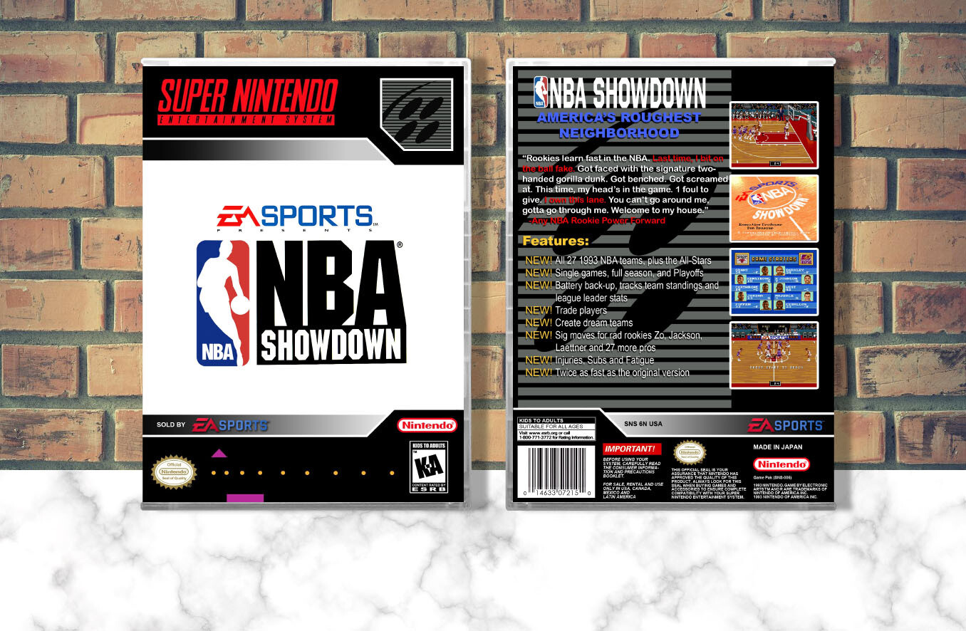 NBA Showdown 94, Case Color: CLEAR (Transparent)