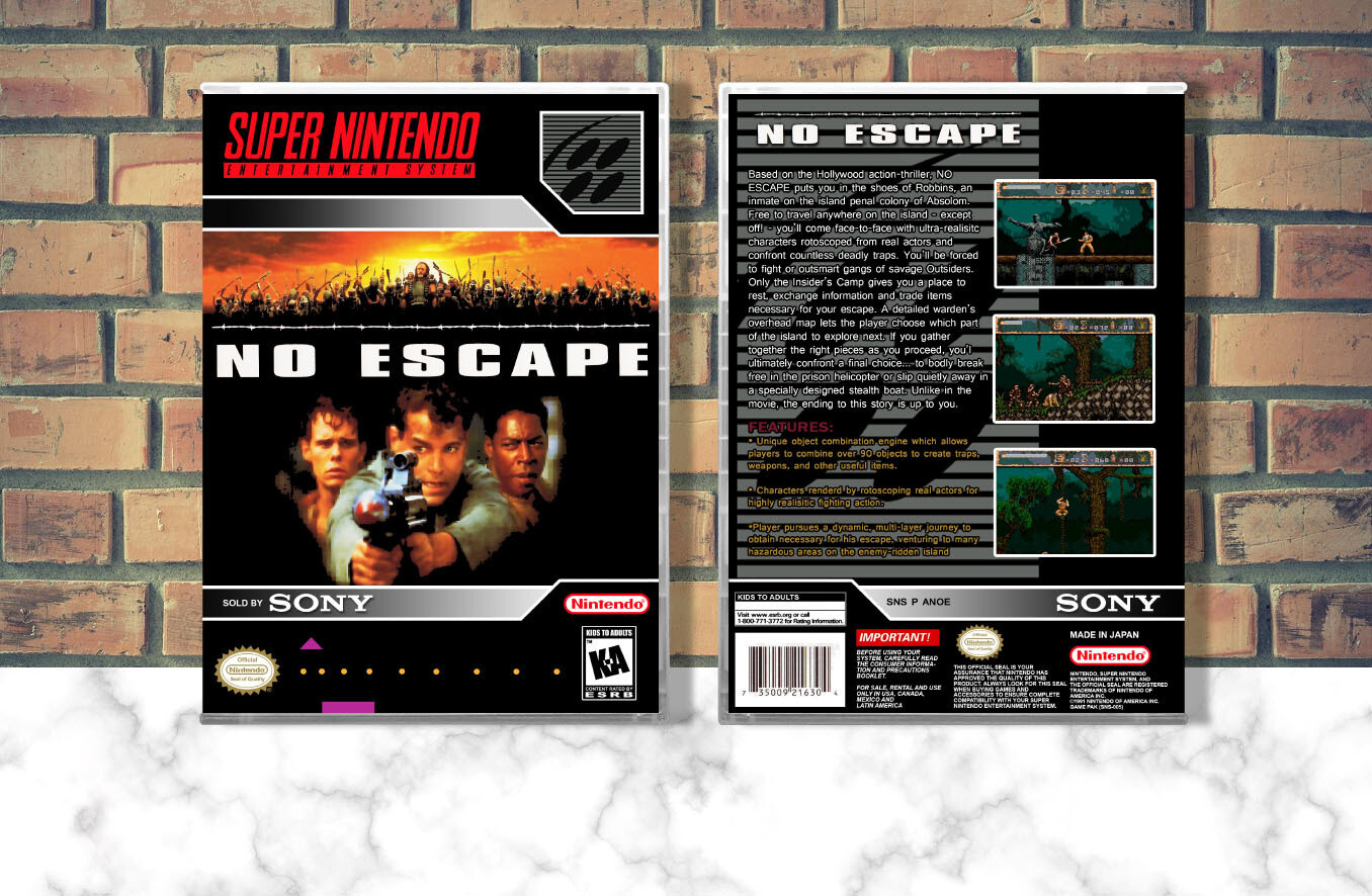 No Escape, Case Color: CLEAR (Transparent)