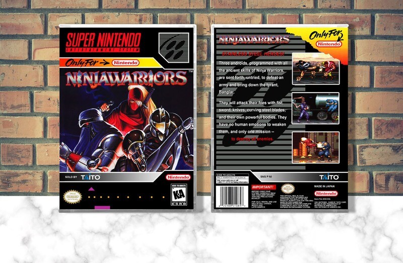 Ninja Warriors, The, Case Color: CLEAR (Transparent)