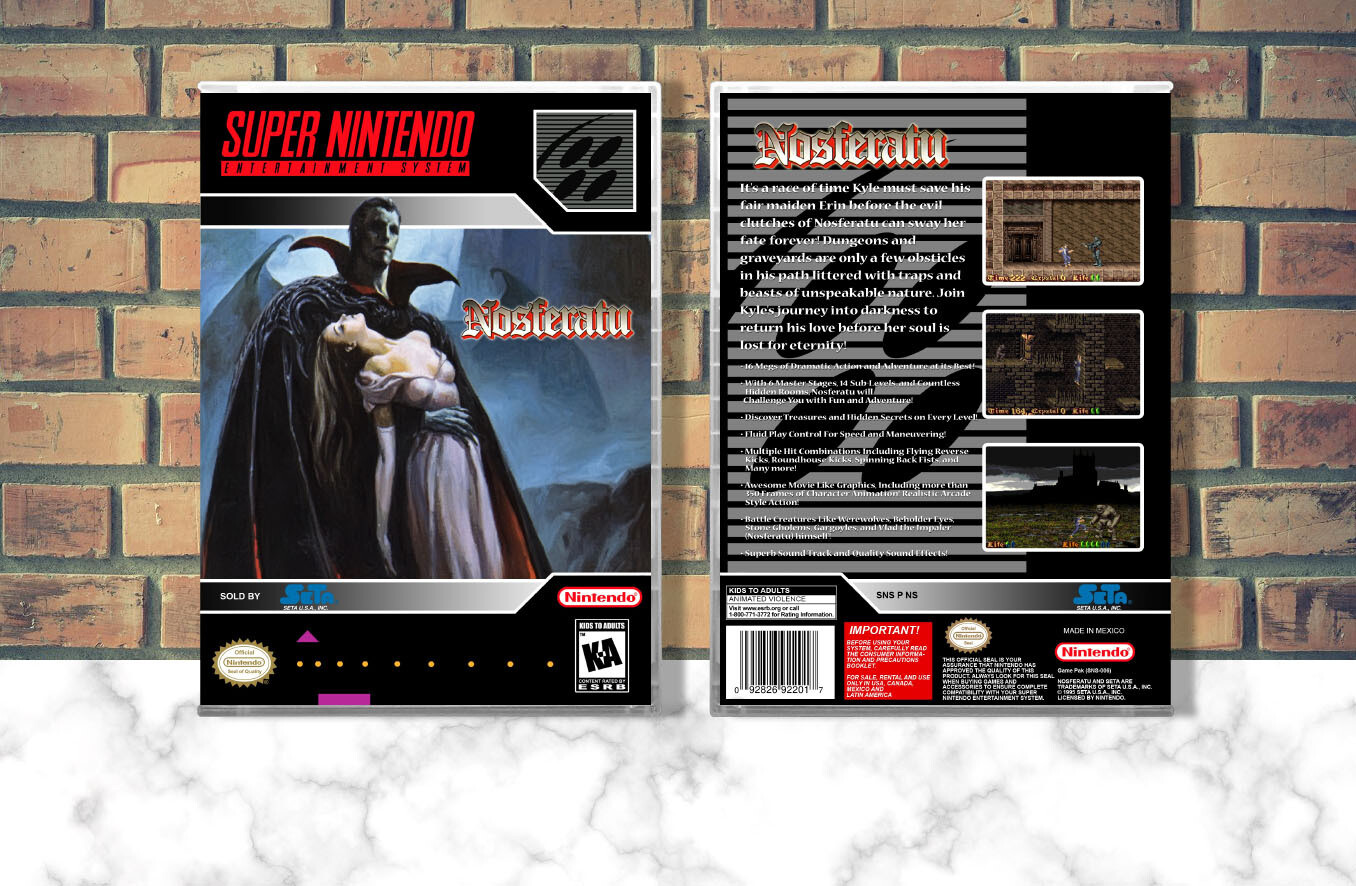 Nosferatu, Case Color: CLEAR (Transparent)