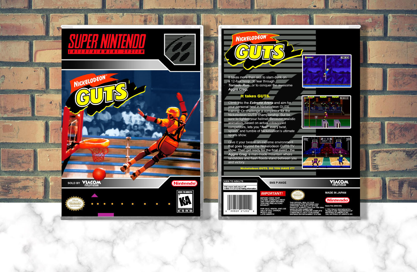 Nickelodeon Guts, Case Color: CLEAR (Transparent)