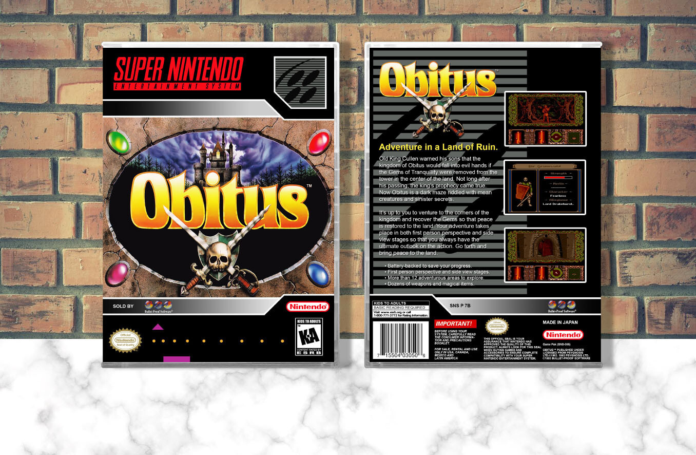 Obitus, Case Color: CLEAR (Transparent)