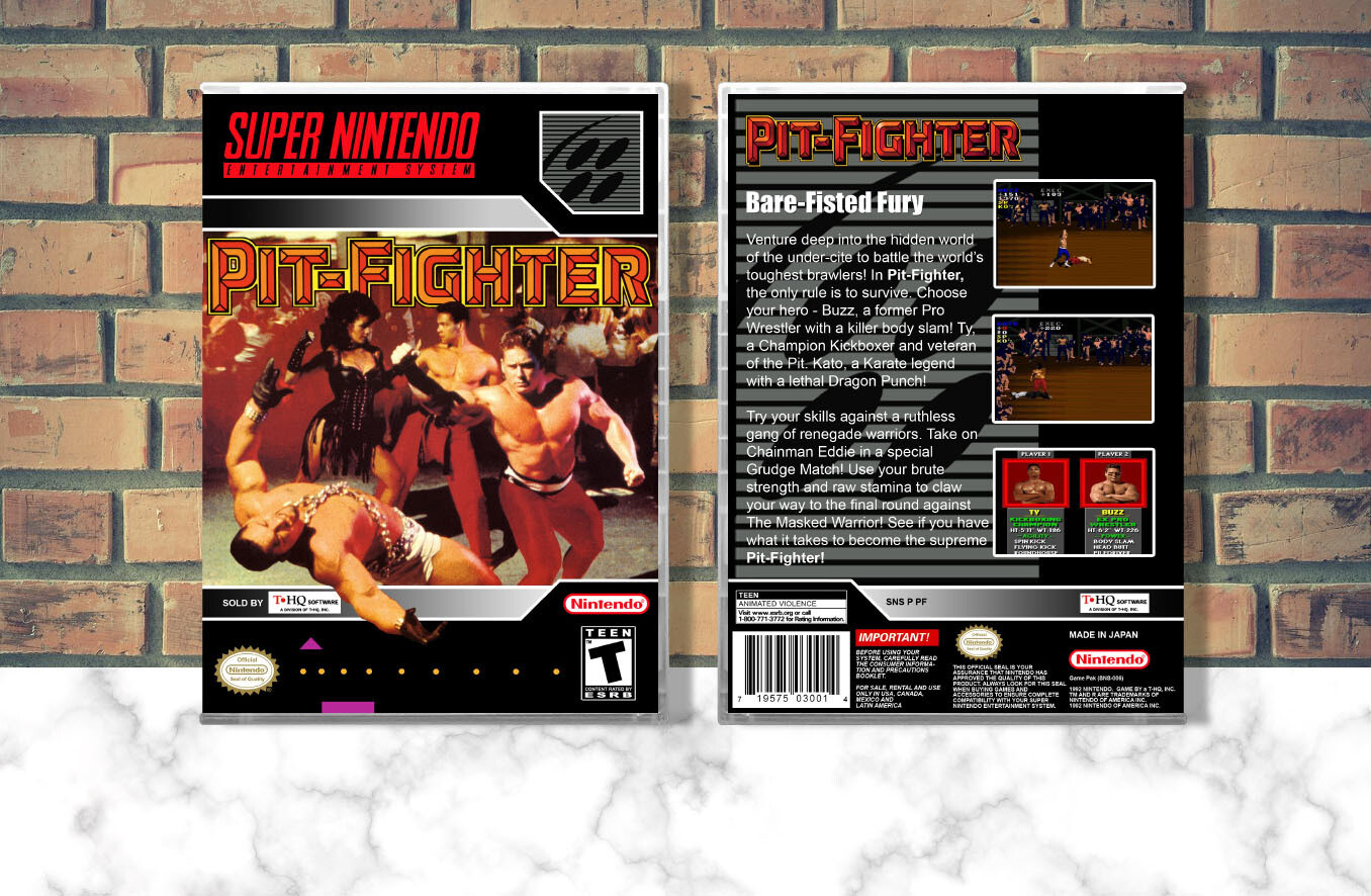 Pit-Fighter, Case Color: CLEAR (Transparent)