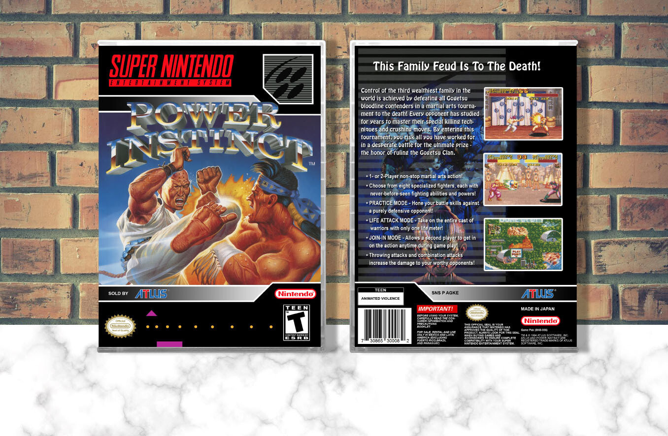 Power Instinct, Case Color: CLEAR (Transparent)