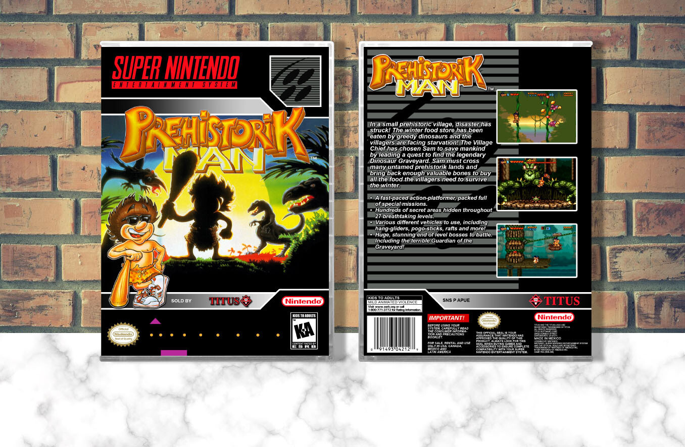 Prehistorik Man, Case Color: CLEAR (Transparent)