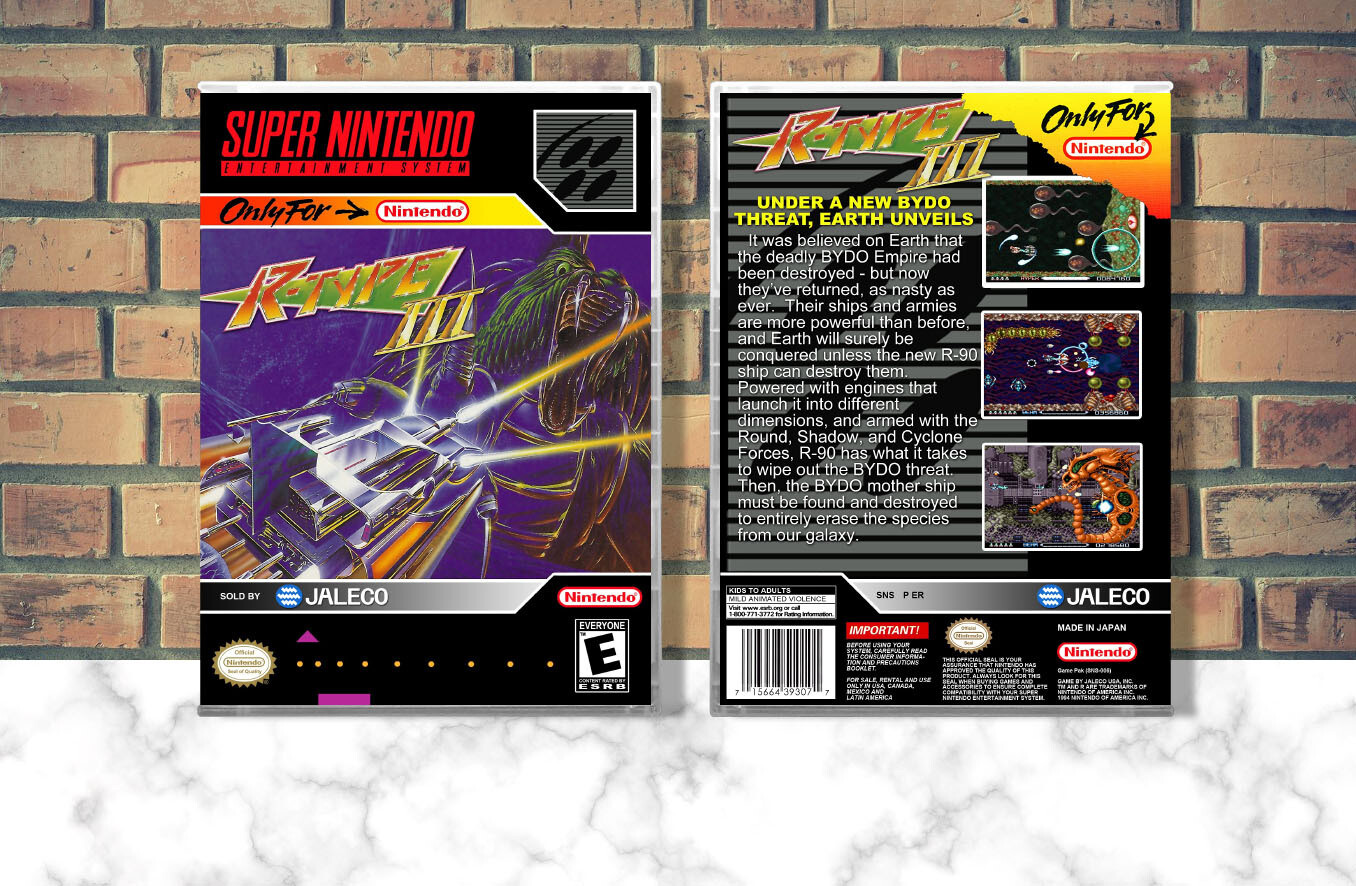 R-Type III: The Third Lightning, Case Color: CLEAR (Transparent)