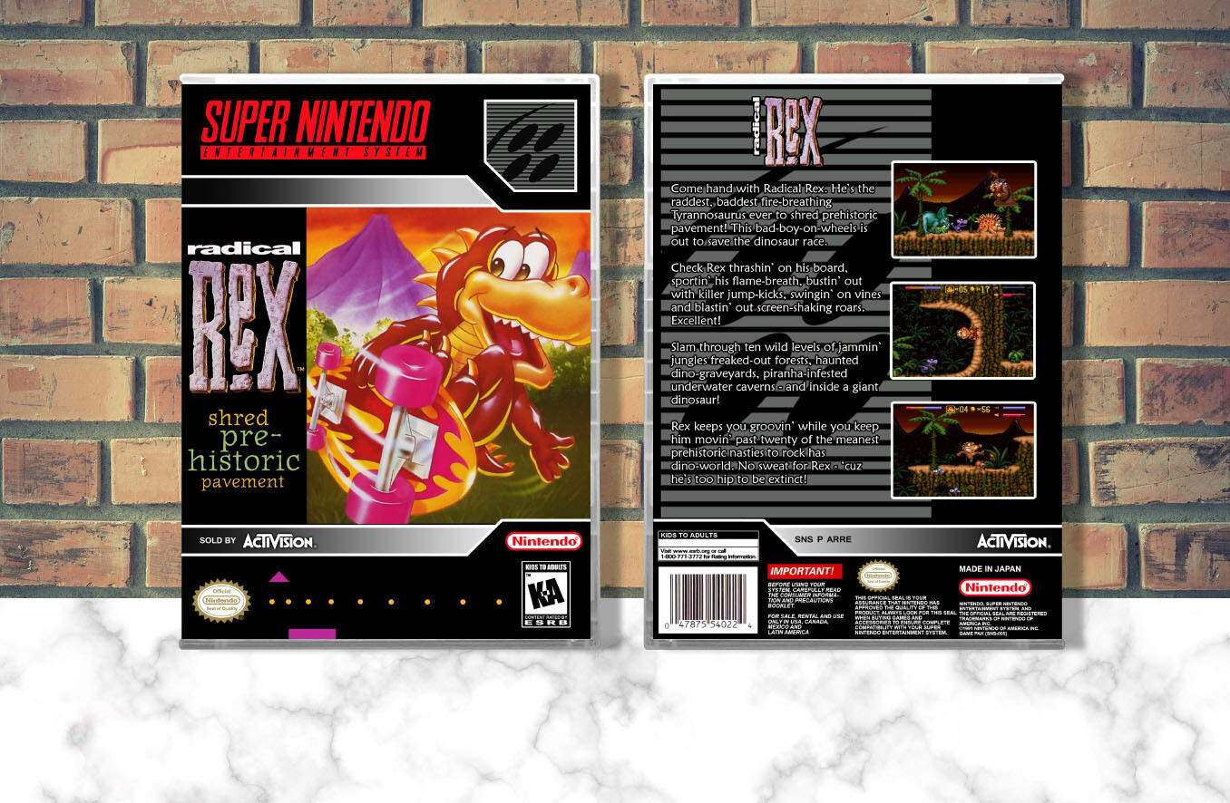 Radical Rex, Case Color: CLEAR (Transparent)