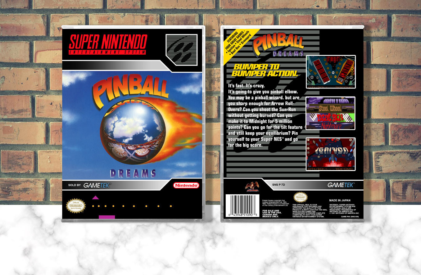 Pinball Dreams, Case Color: CLEAR (Transparent)