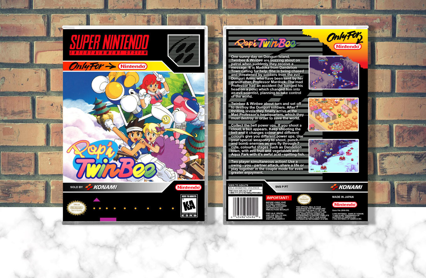 Pop&#39;n Twinbee, Case Color: CLEAR (Transparent)