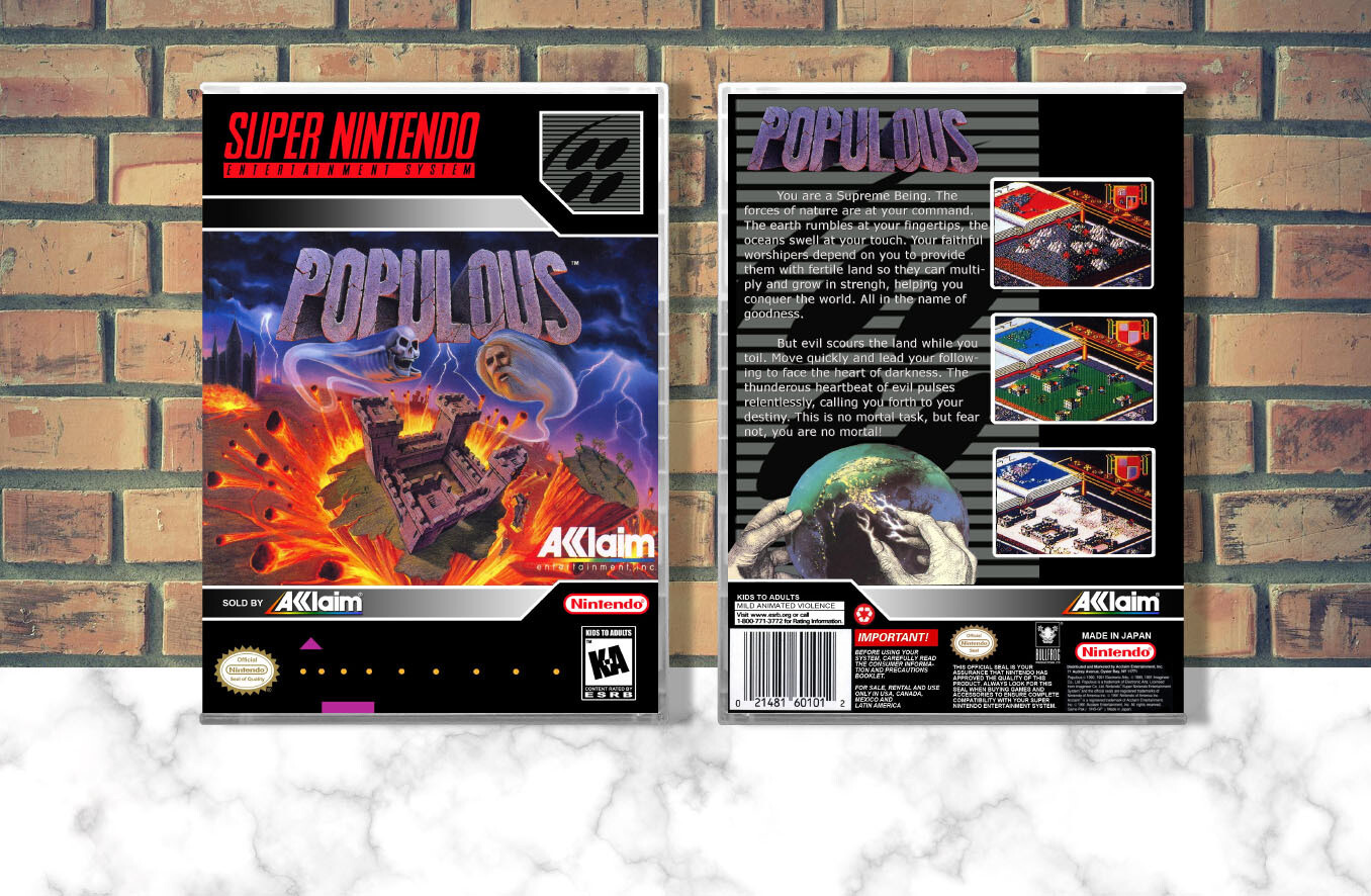 Populous, Case Color: CLEAR (Transparent)