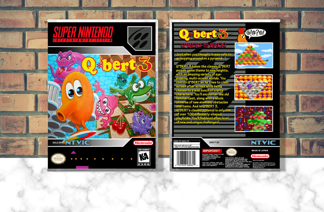 Q*bert 3, Case Color: CLEAR (Transparent)