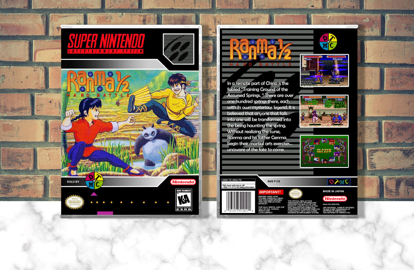 Ranma ½: Hard Battle, Case Color: CLEAR (Transparent)