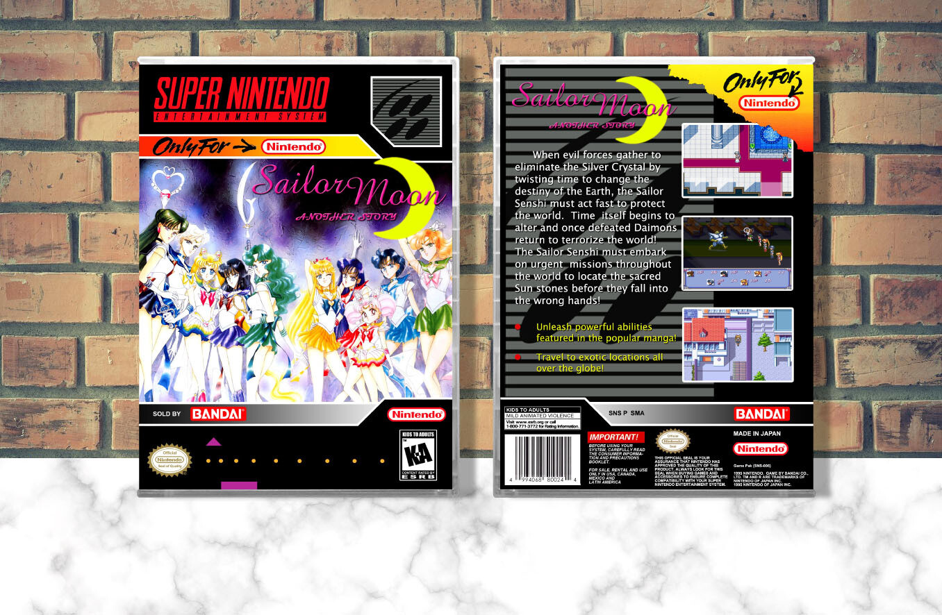 Sailor Moon: Another Story, Case Color: CLEAR (Transparent)