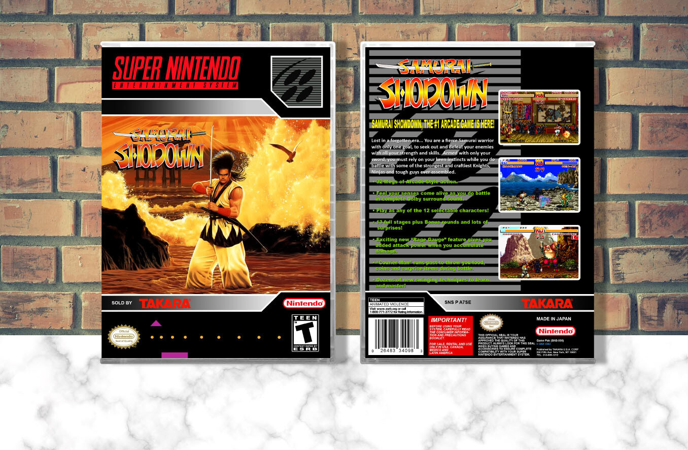 Samurai Shodown, Case Color: CLEAR (Transparent)