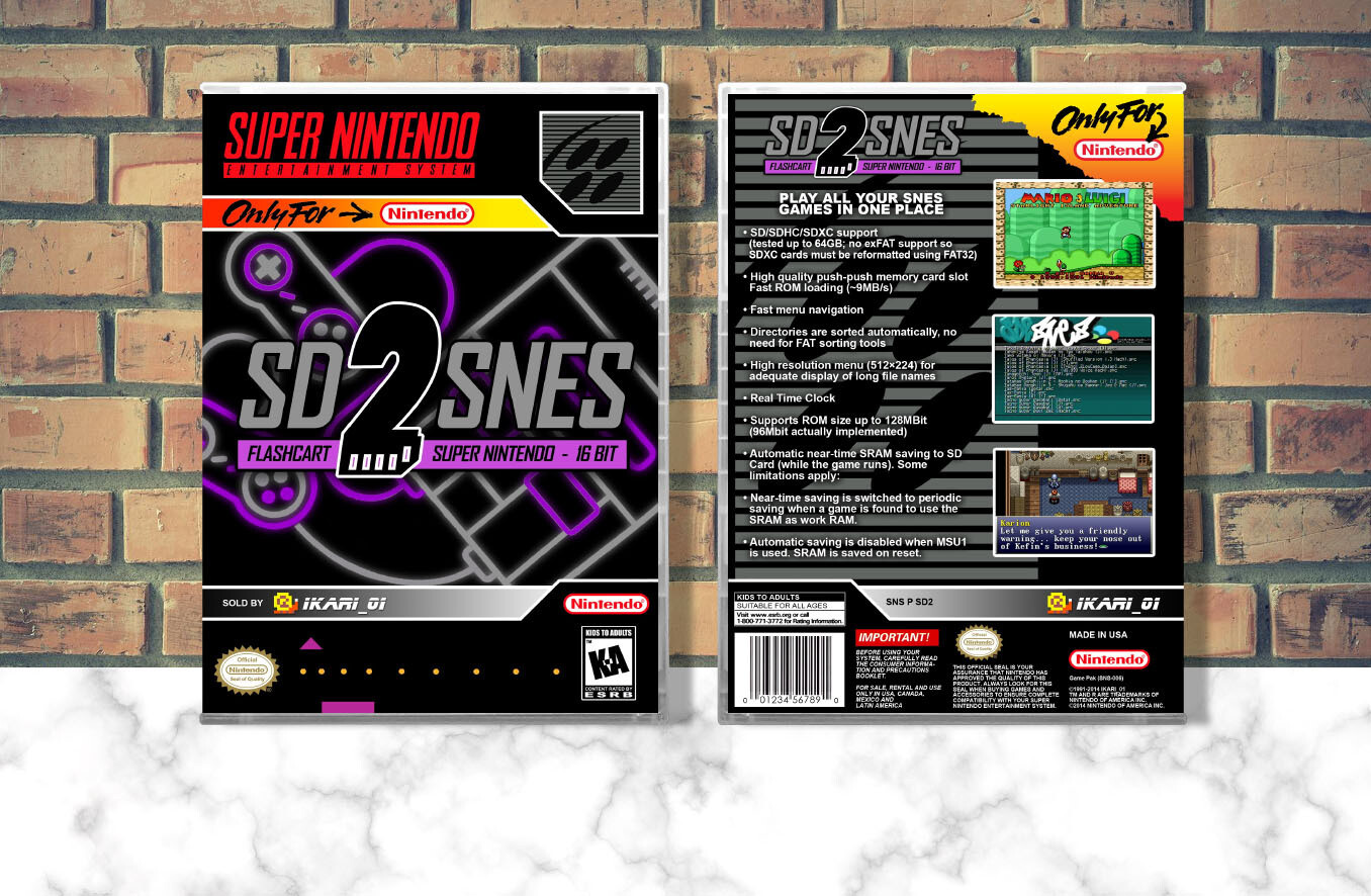 SD2SNES, Case Color: CLEAR (Transparent)